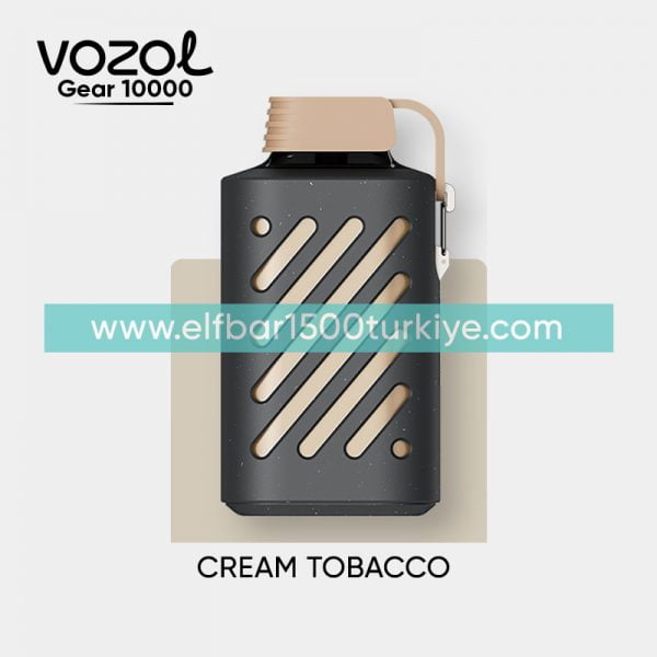 Vozol Gear 10000 Cream Tobacco